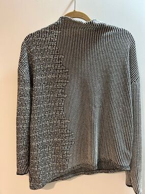 NIC+ZOE Black and White Sweater